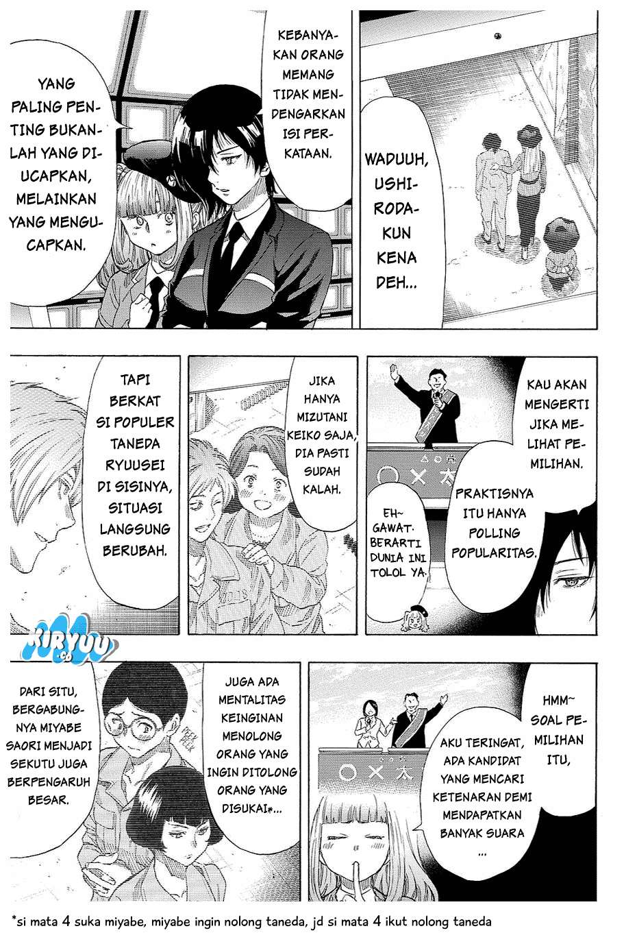 Tomodachi Game chapter 40 halaman 36