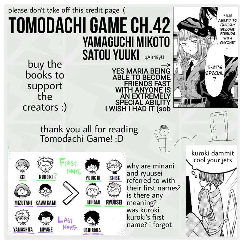 Tomodachi Game Bab 42 halaman 44