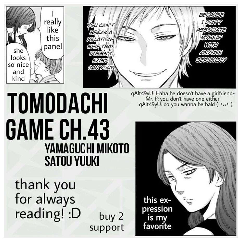 Tomodachi Game Bab 43 halaman 48
