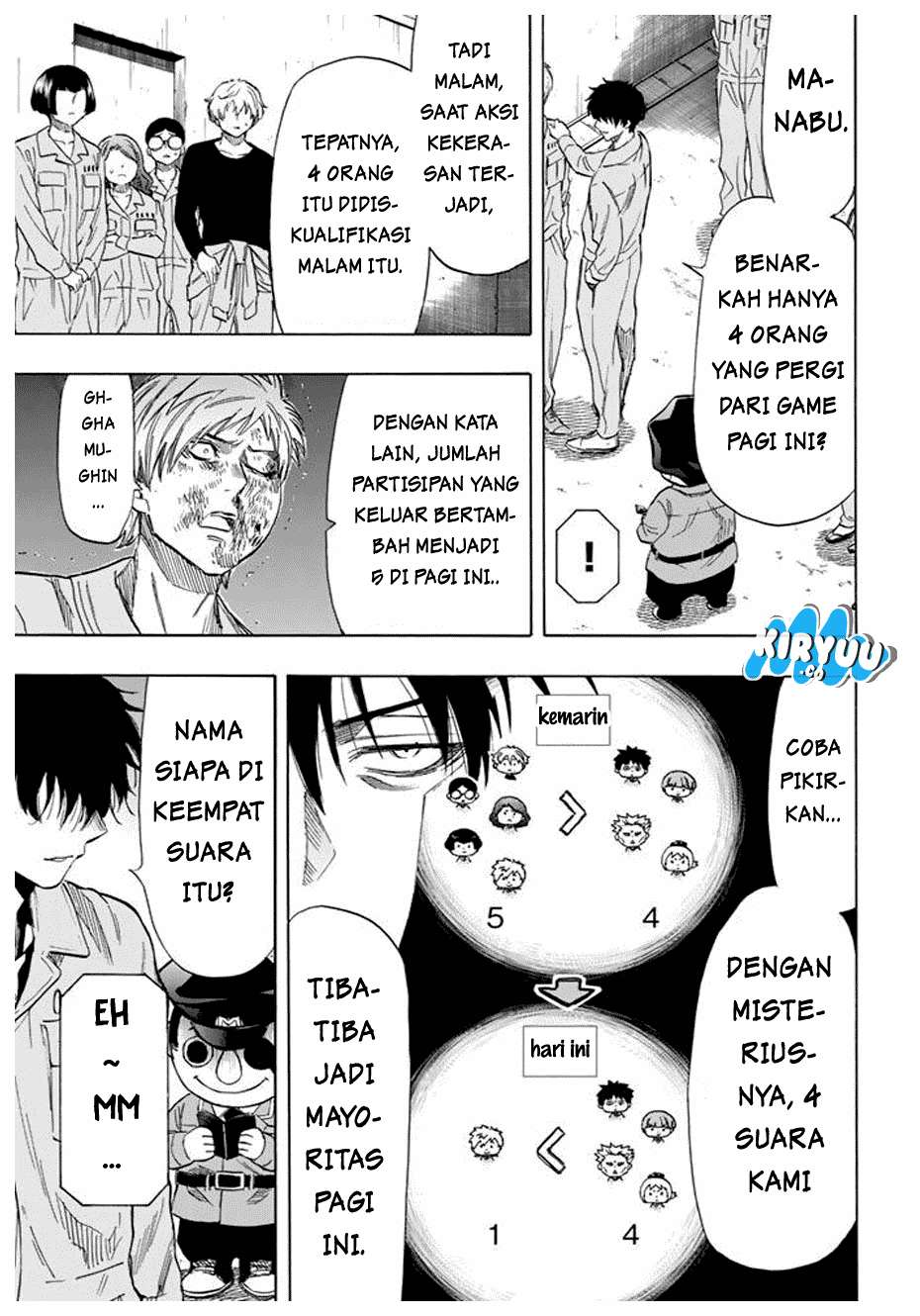 Tomodachi Game chapter 44 halaman 32