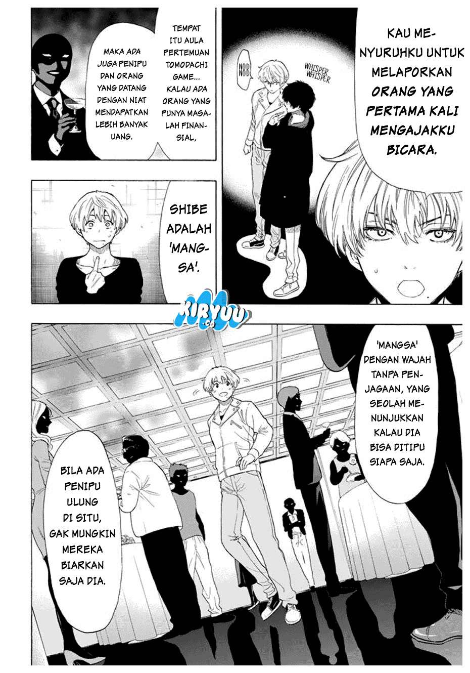 Tomodachi Game chapter 44 halaman 37