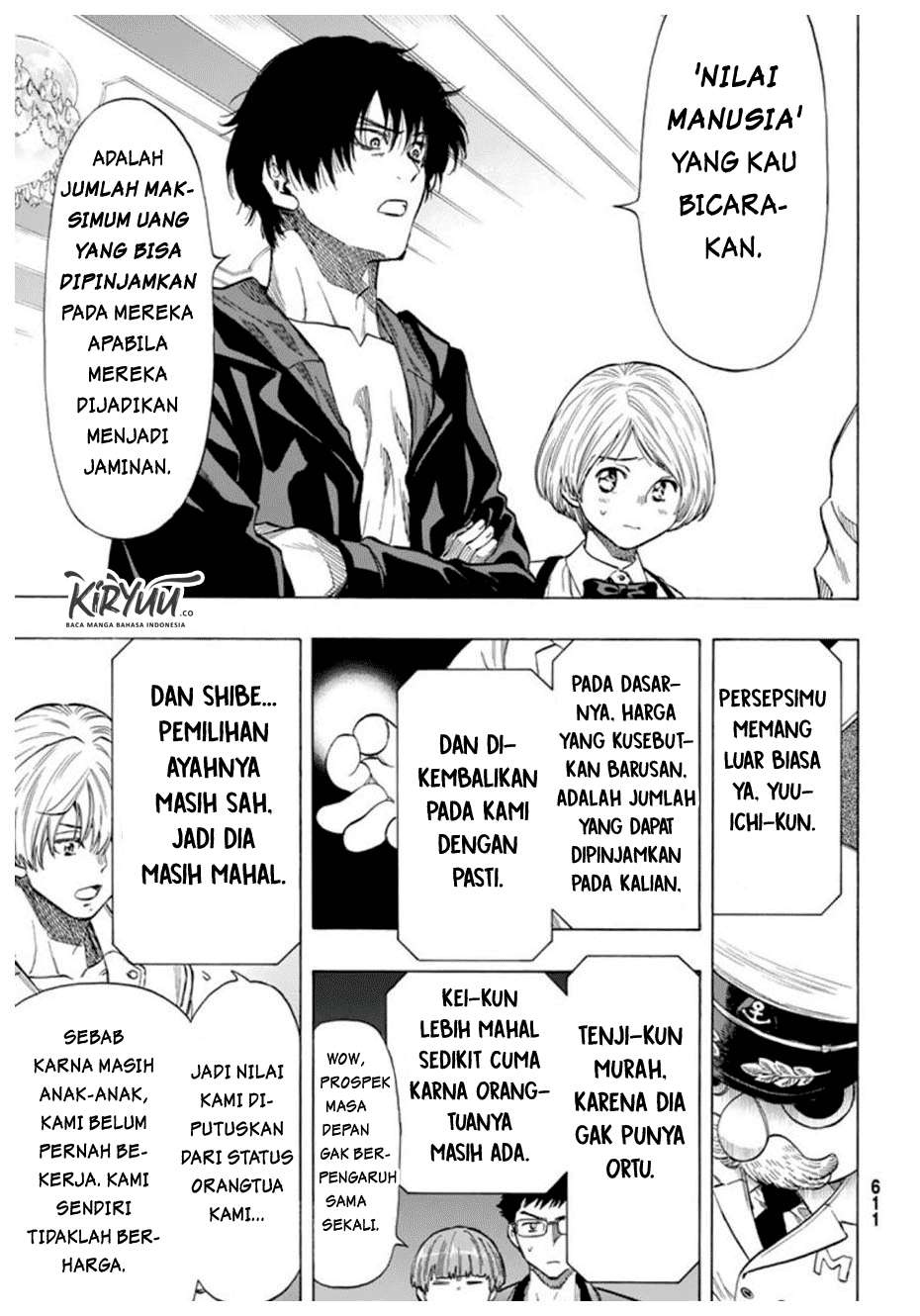 Tomodachi Game chapter 49 halaman 16