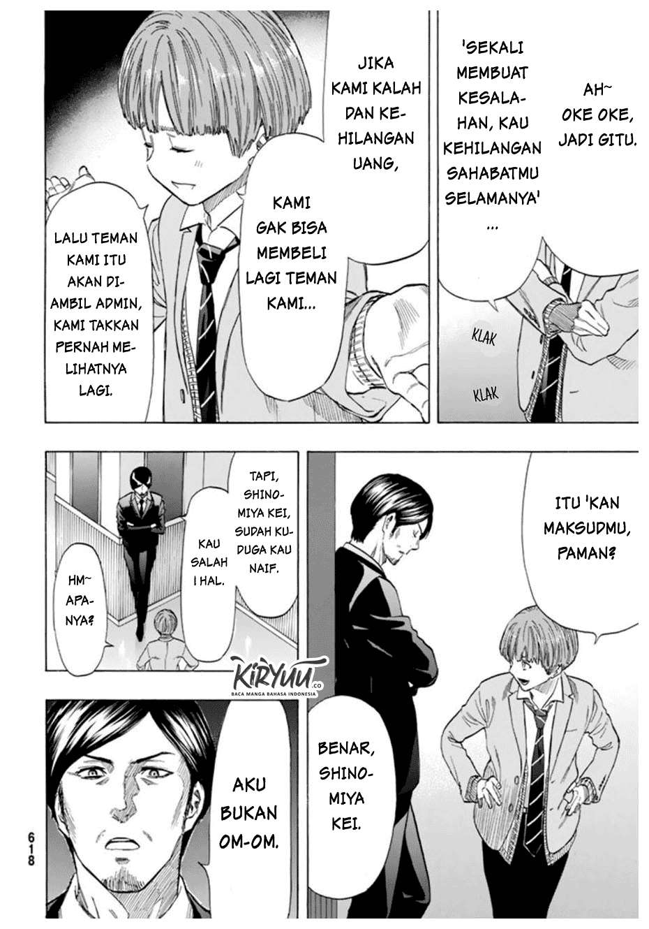 Tomodachi Game chapter 49 halaman 23