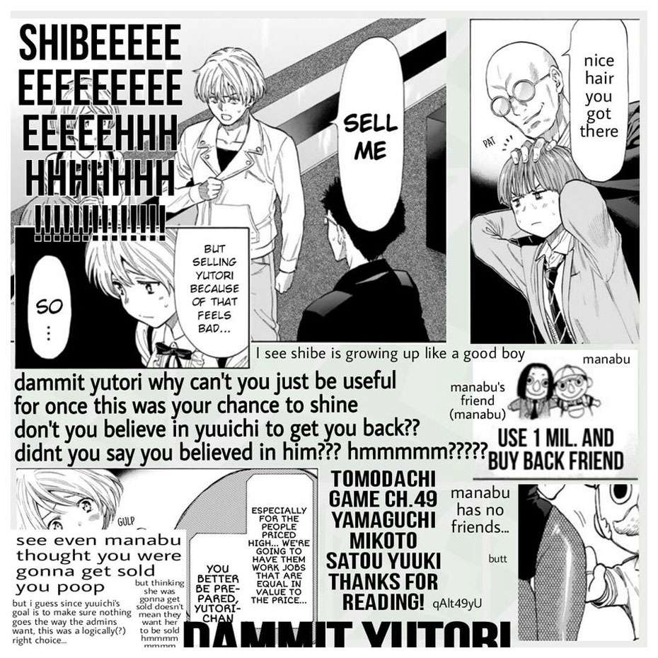 Tomodachi Game chapter 49 halaman 38