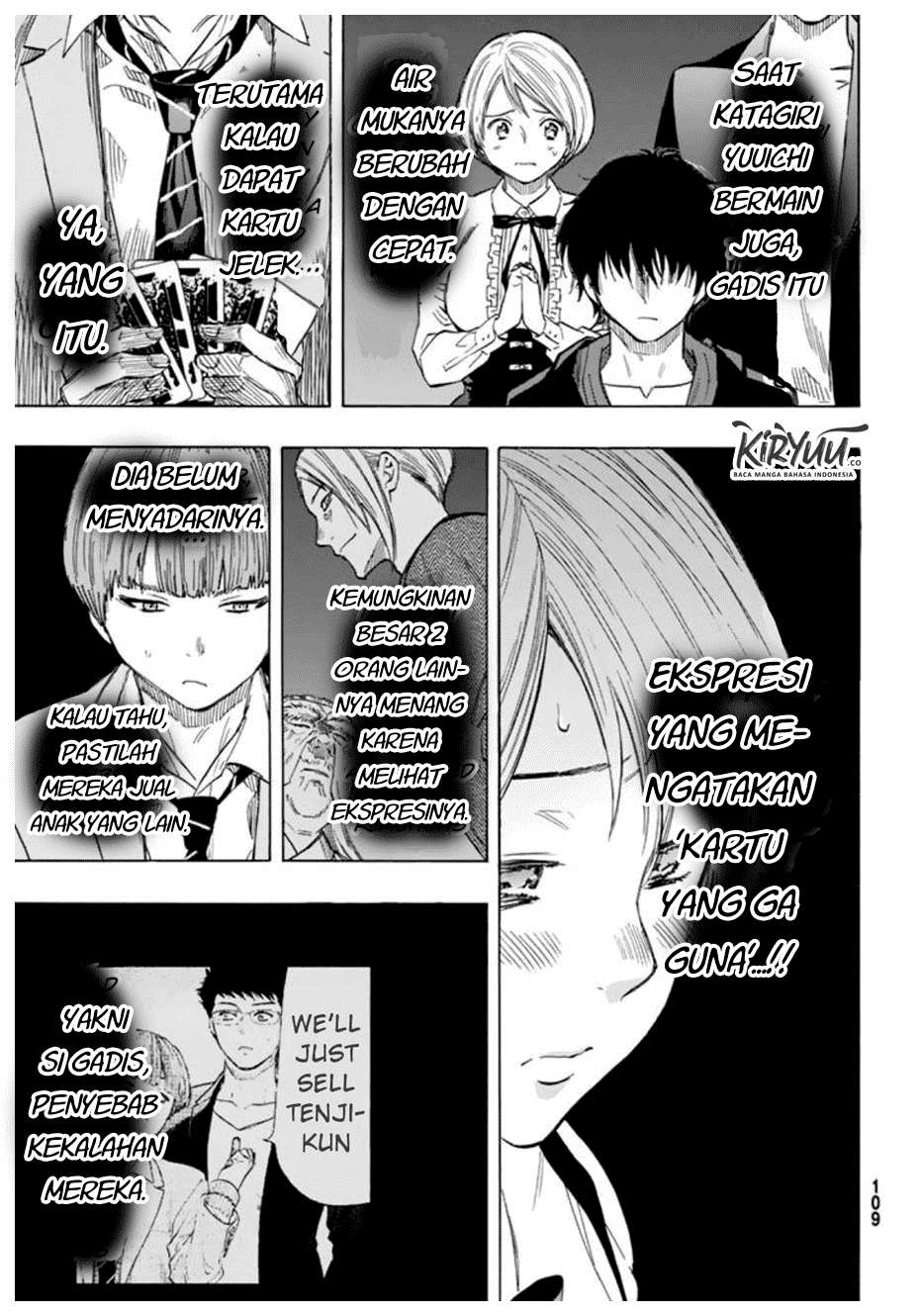 Tomodachi Game chapter 50 halaman 34