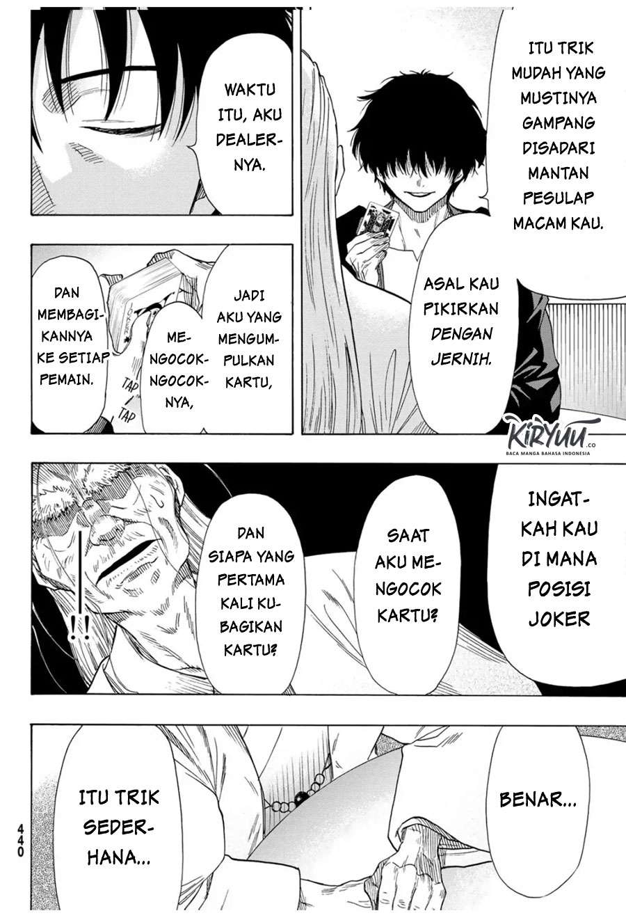 Tomodachi Game chapter 60 halaman 14