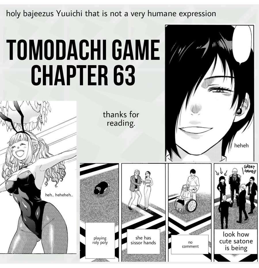 Tomodachi Game Bab 63 halaman 36