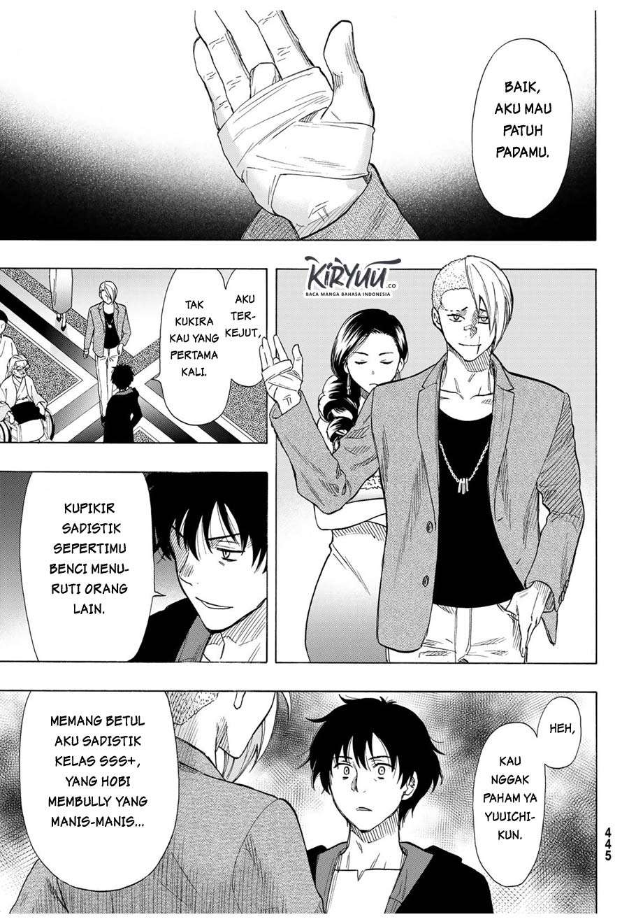 Tomodachi Game chapter 66 halaman 12