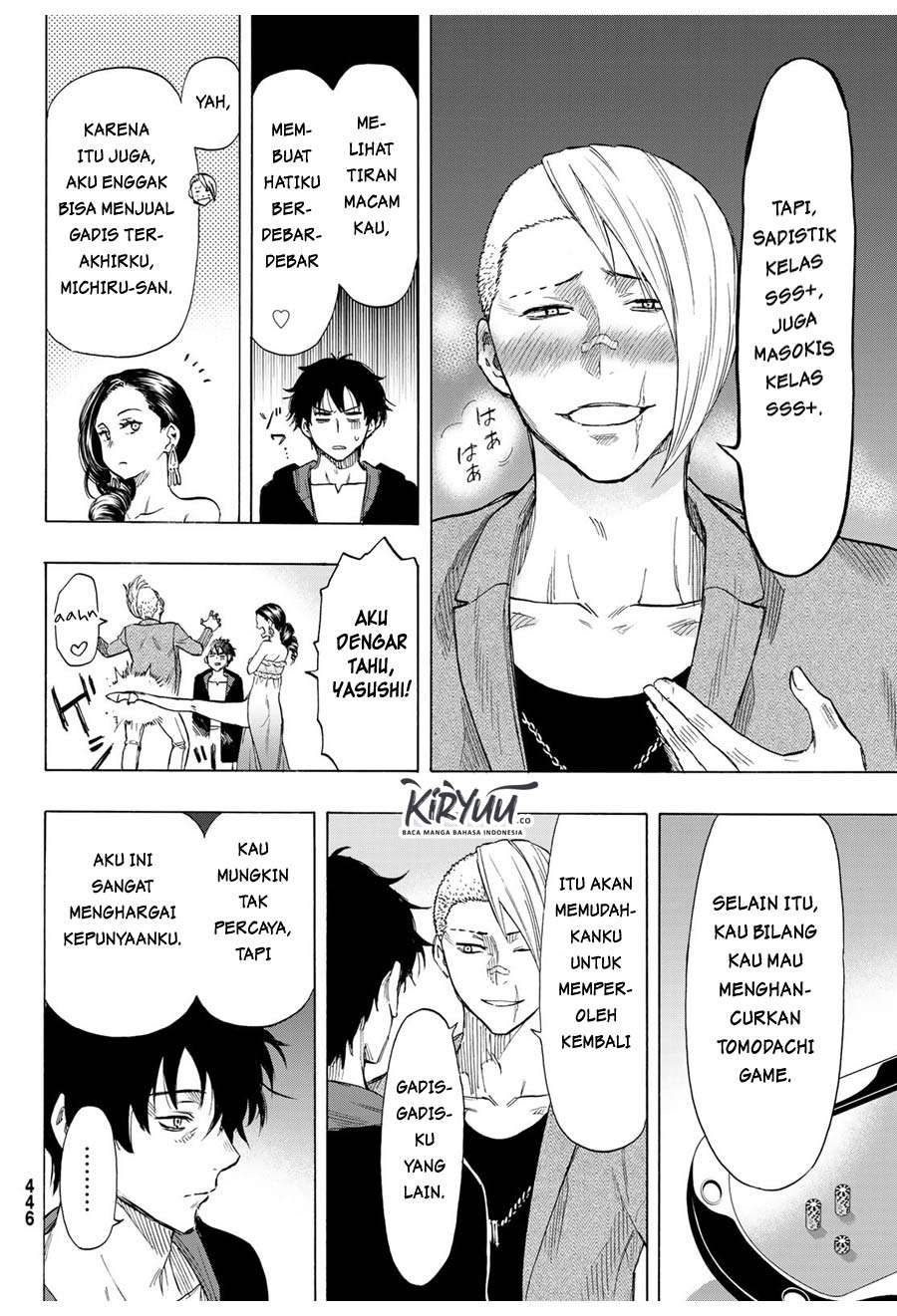 Tomodachi Game chapter 66 halaman 13