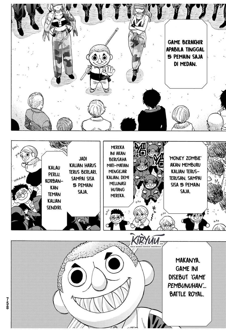 Tomodachi Game Bab 67 halaman 13