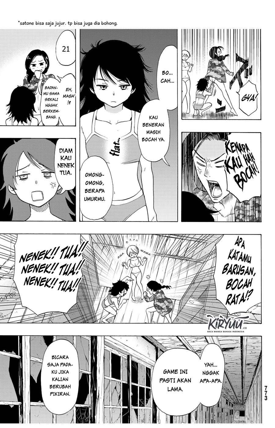 Tomodachi Game Bab 67 halaman 29