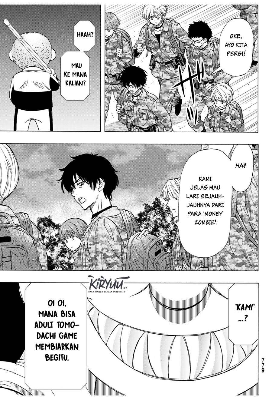 Tomodachi Game Bab 67 halaman 34