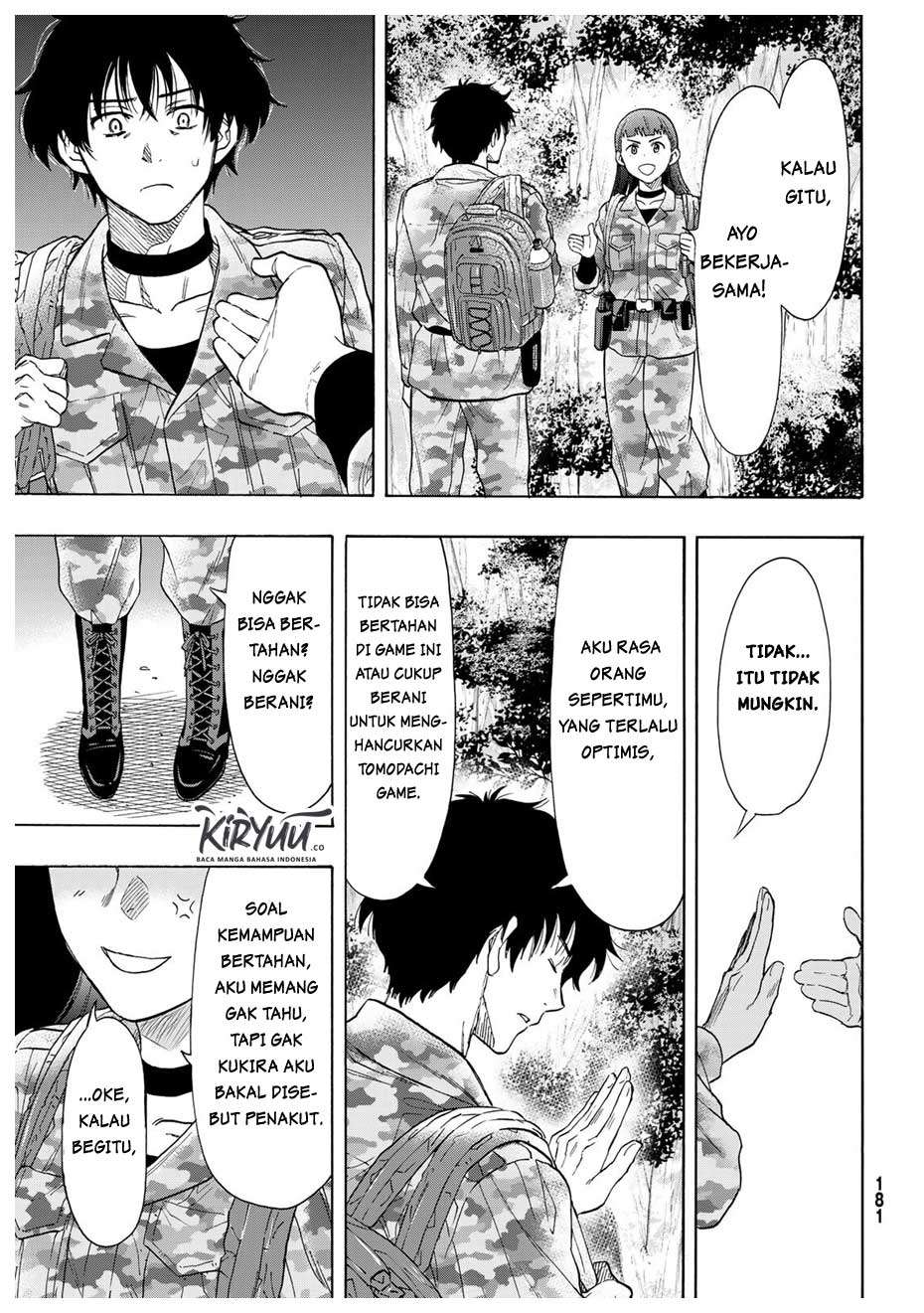 Tomodachi Game Bab 68 halaman 13