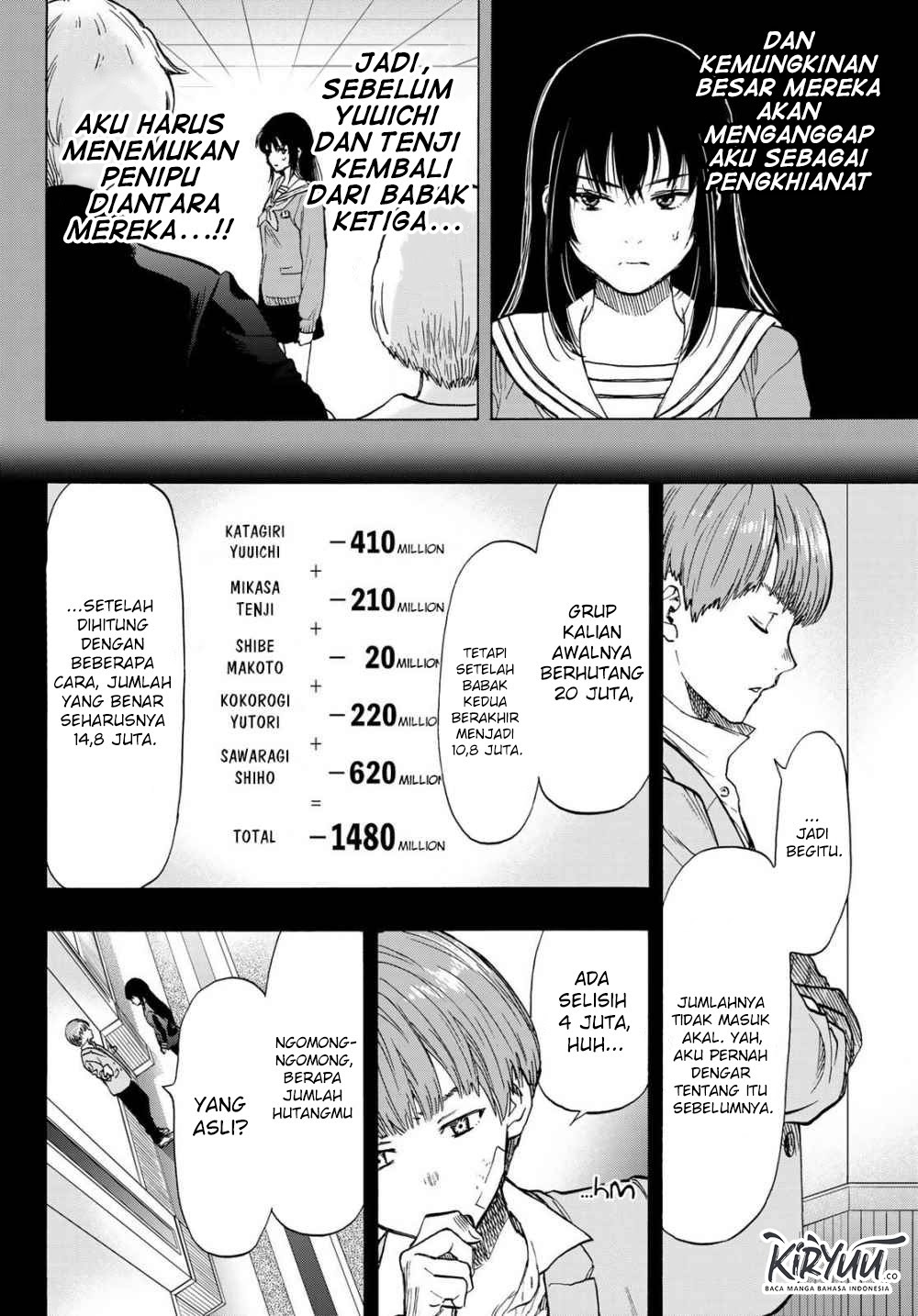 Tomodachi Game Bab 73 halaman 9