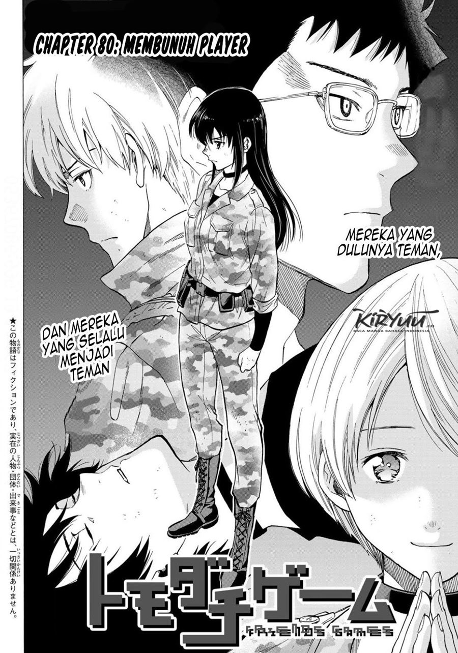 Tomodachi Game chapter 80 halaman 3
