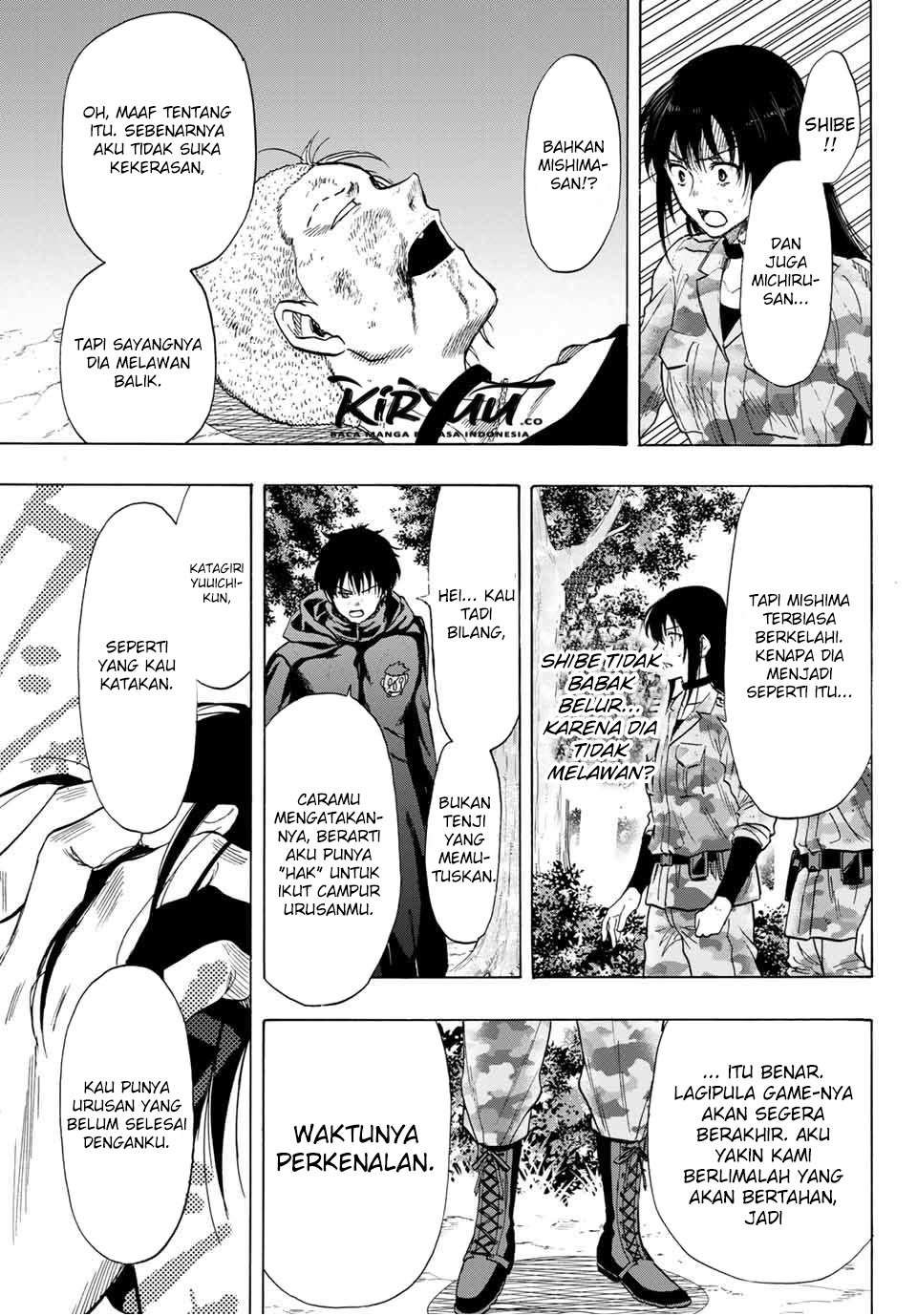 Tomodachi Game chapter 83 halaman 35