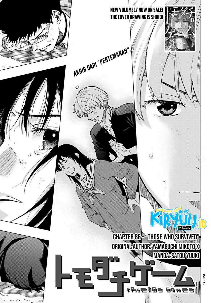 Tomodachi Game chapter 86 halaman 6