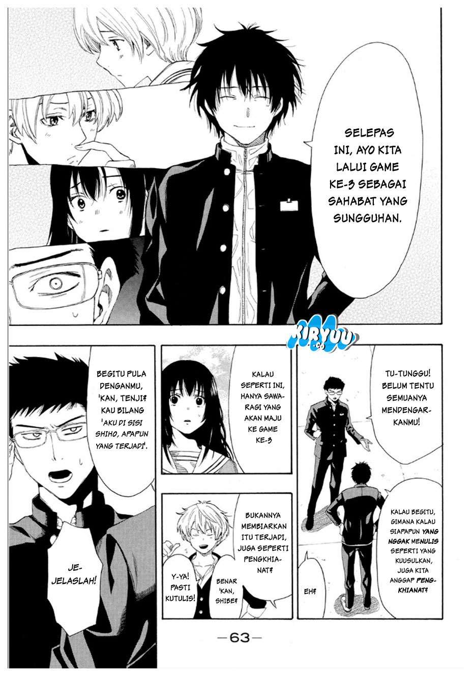 Tomodachi Game Bab 9 halaman 15