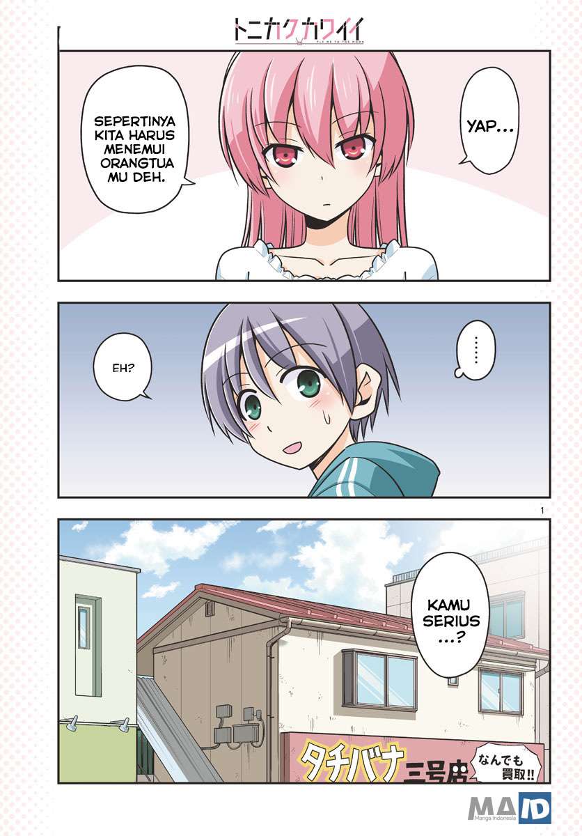 Tonikaku Kawaii chapter 21 halaman 3