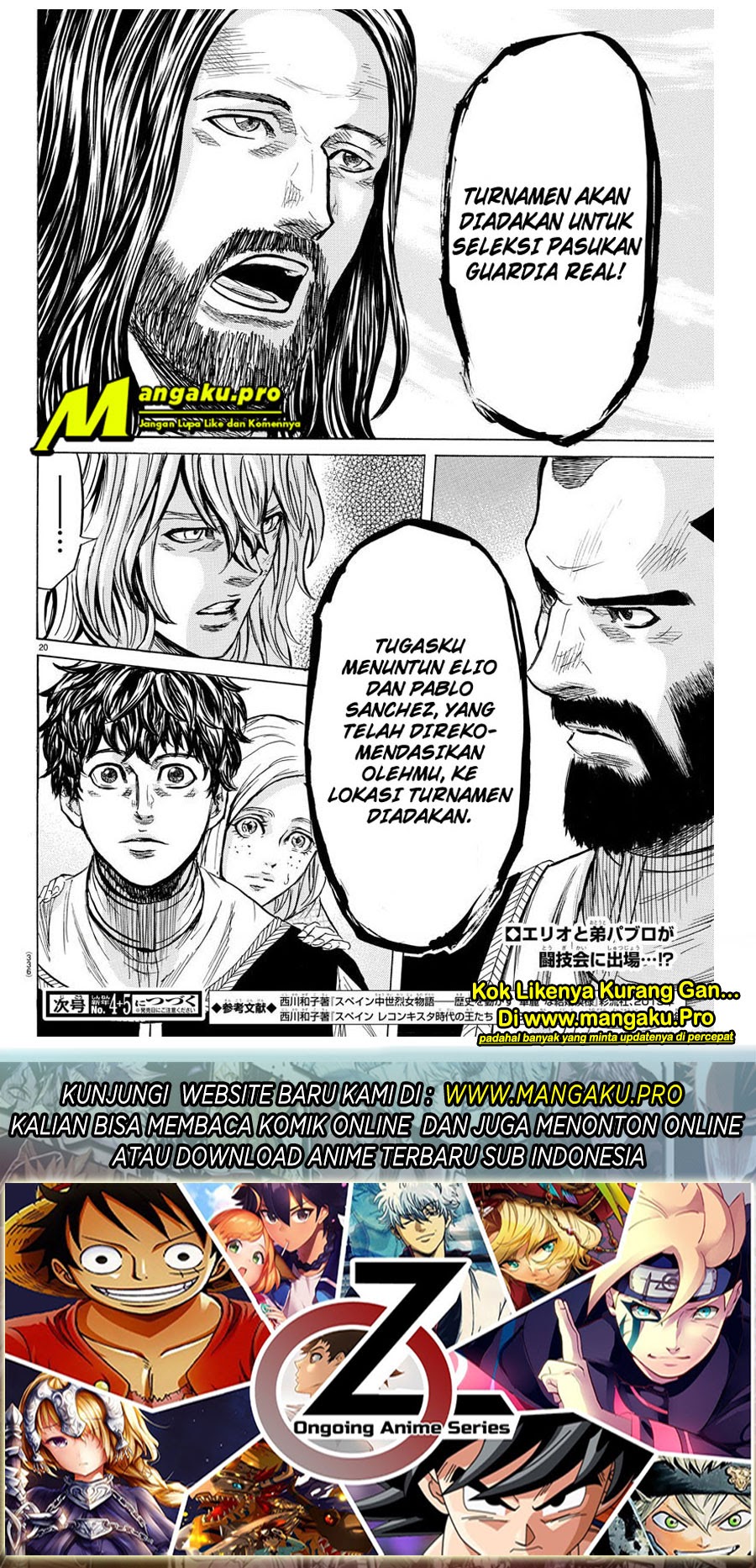 Toubousha Elio chapter 20 halaman 19
