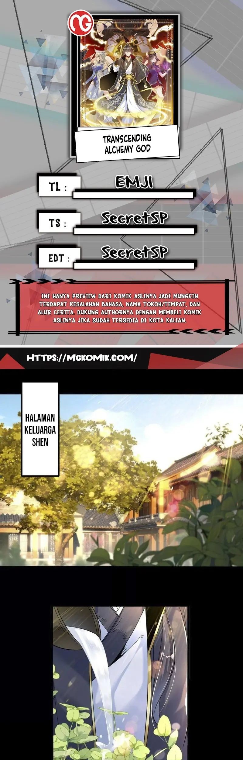 Transcending Alchemy God chapter 06 halaman 1