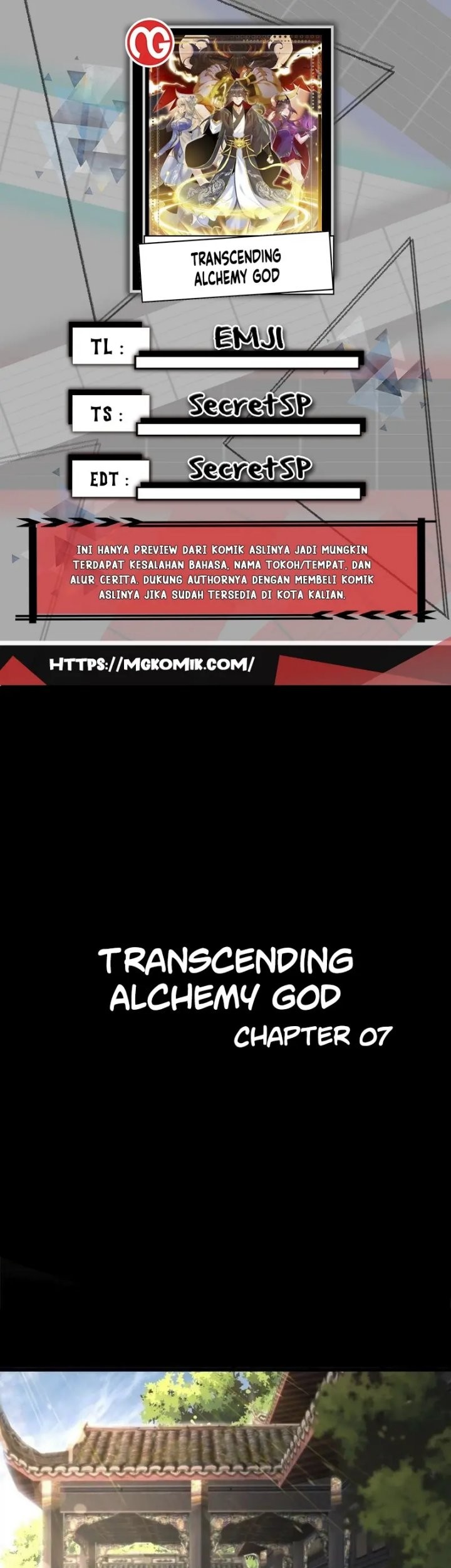 Transcending Alchemy God chapter 07 halaman 1