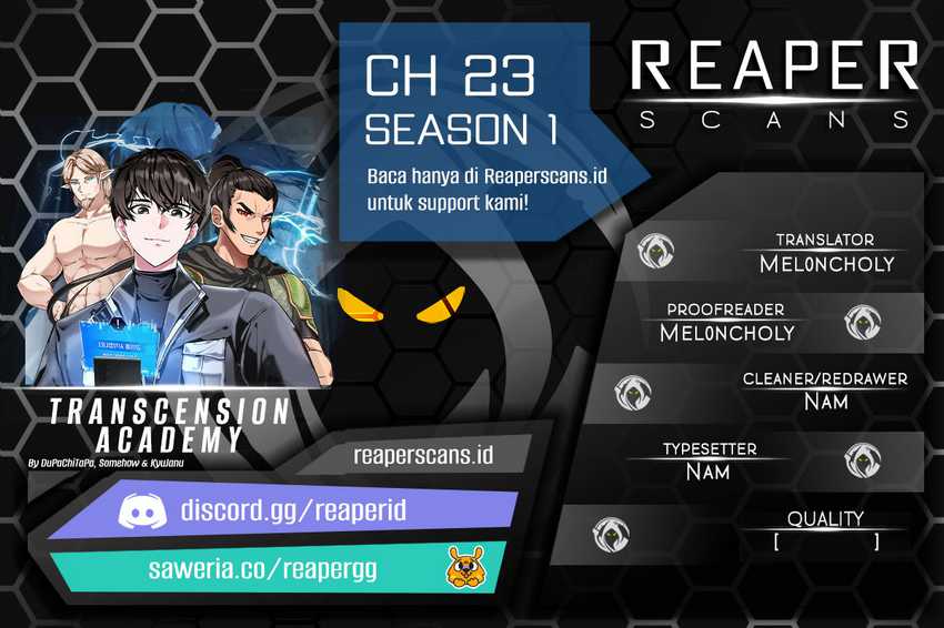 Transcension Academy chapter 23 halaman 1