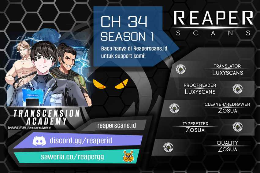 Transcension Academy Bab 34 halaman 1