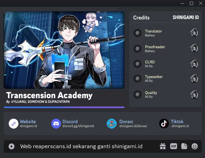 Transcension Academy Bab 47 halaman 1
