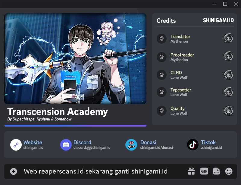 Transcension Academy Bab 48 halaman 1