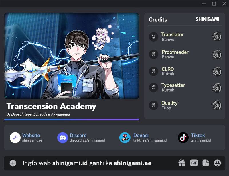 Transcension Academy Bab 74 halaman 1