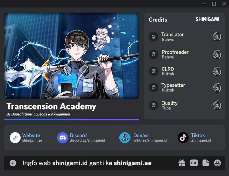 Transcension Academy Bab 76 halaman 1