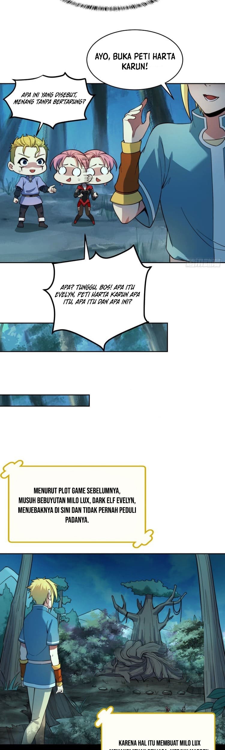 Trapped Inside the Beta Test World for 1000 Years Bab 17 halaman 34