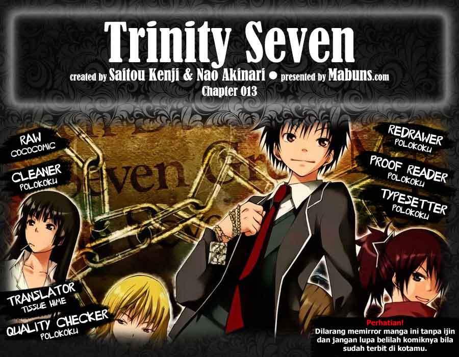 Trinity Seven Bab 13 halaman 1