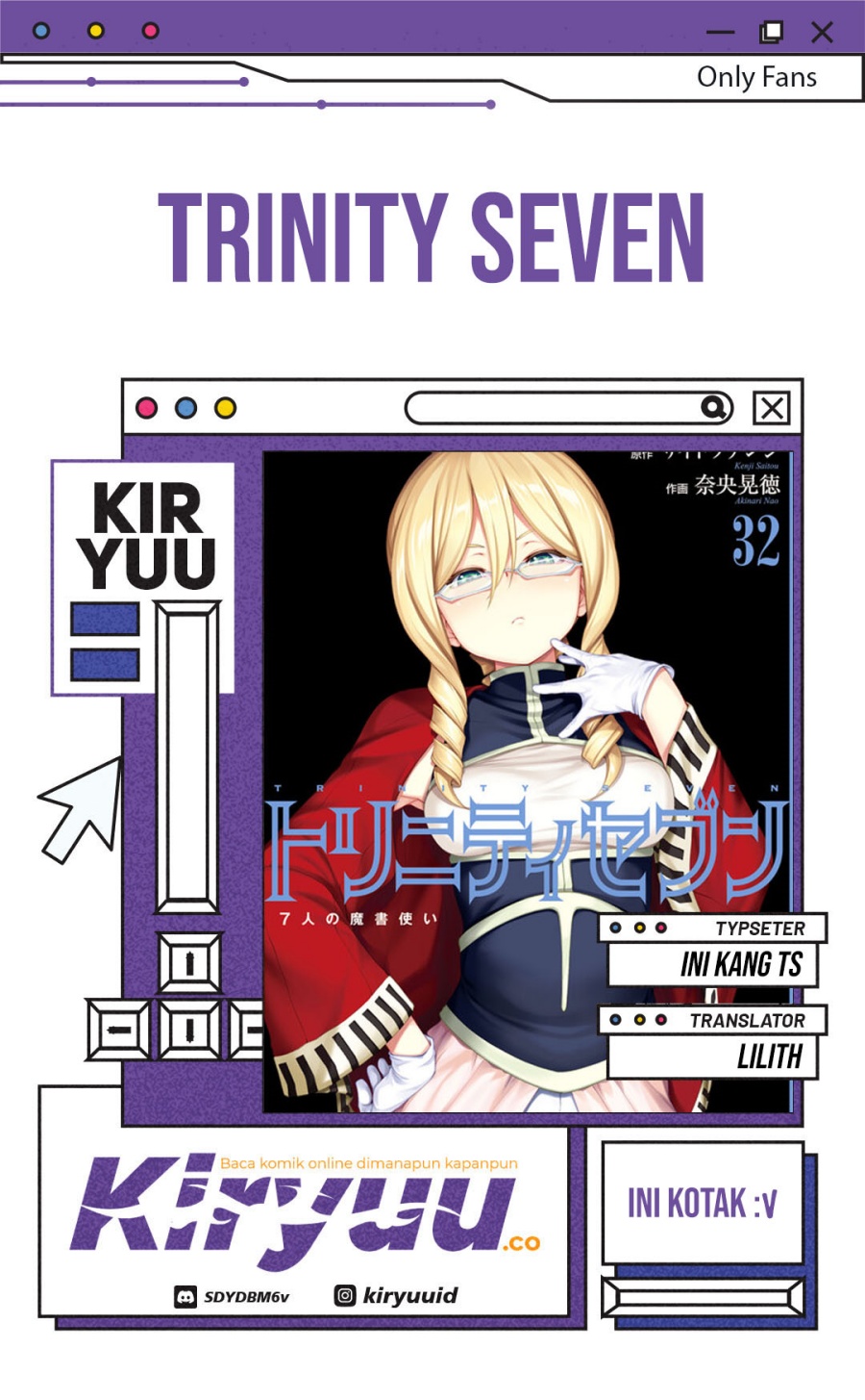 Trinity Seven Bab 147 halaman 1