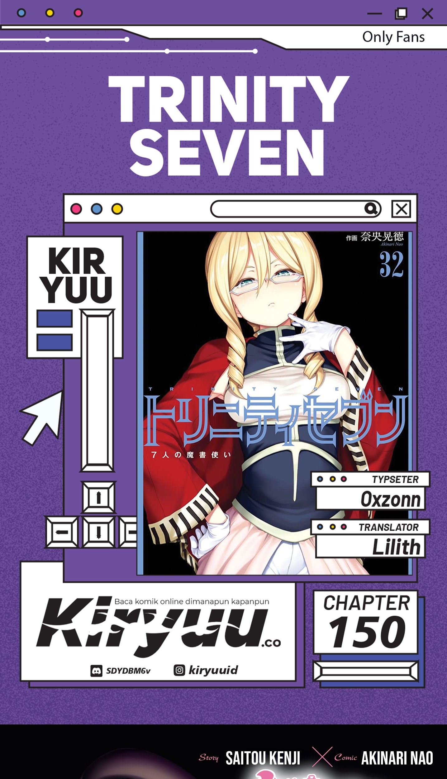 Trinity Seven Bab 150 halaman 1