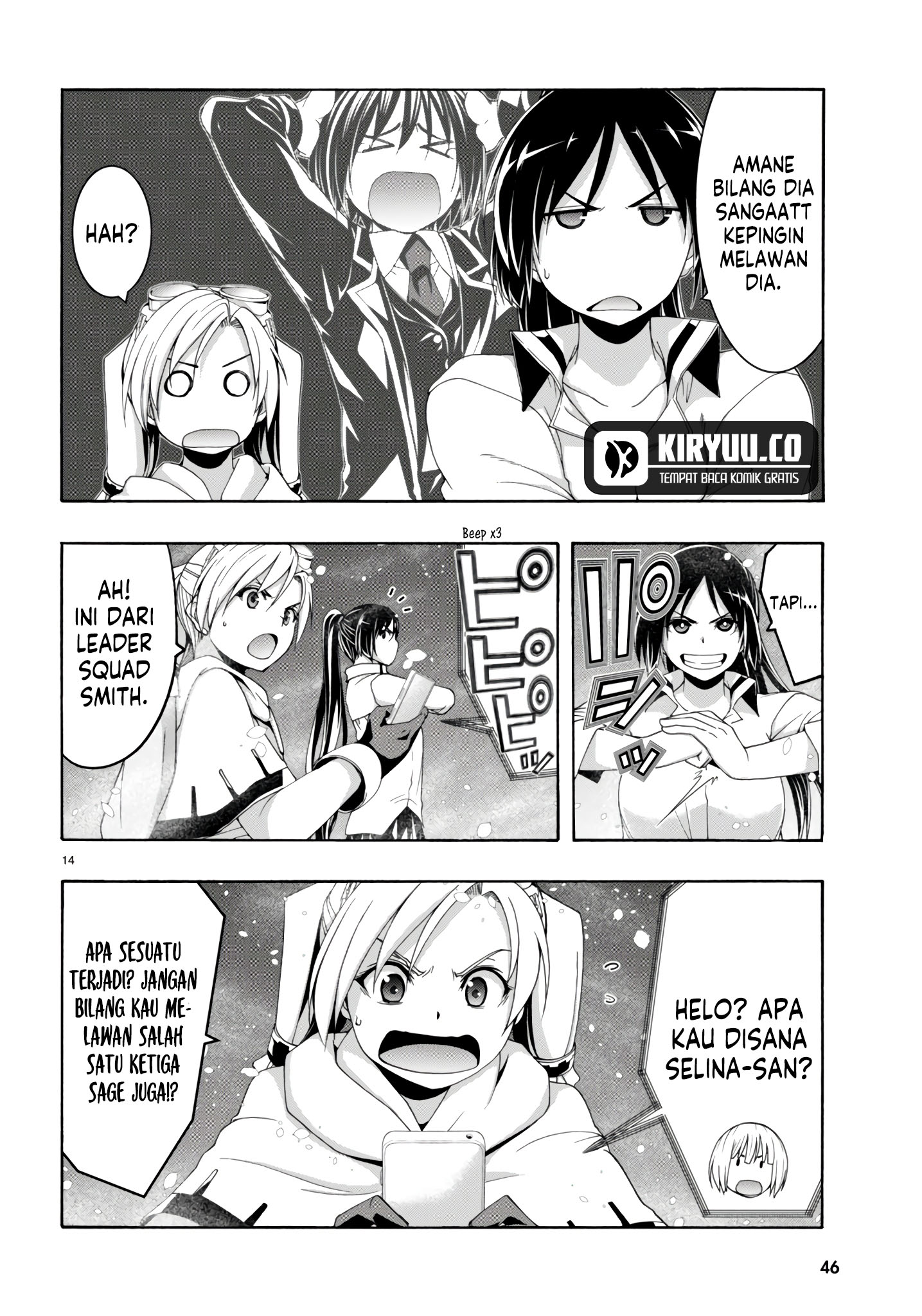 Trinity Seven Bab 150 halaman 16