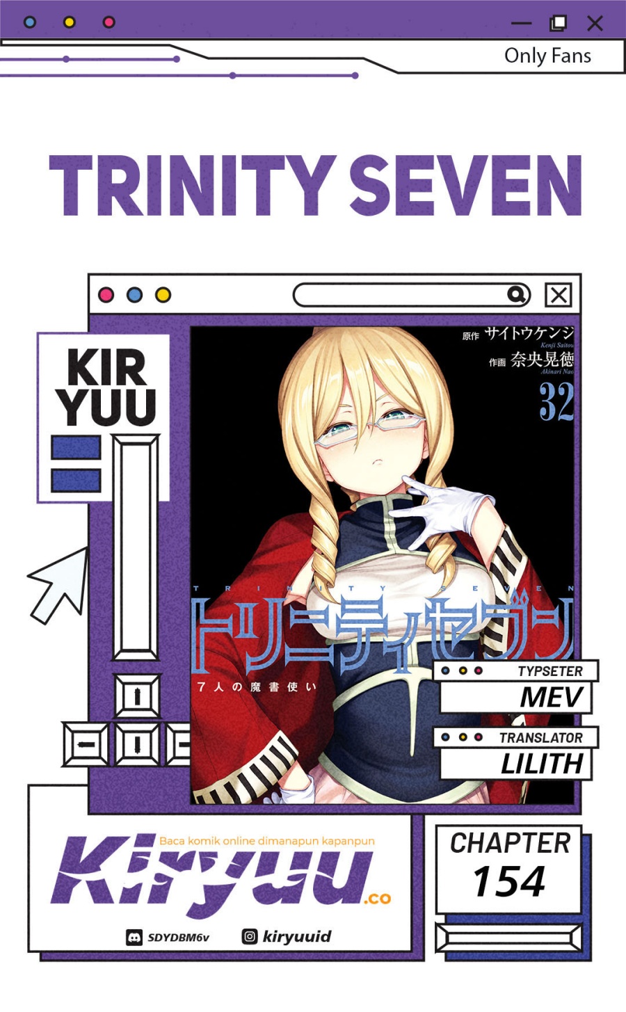 Trinity Seven Bab 154 halaman 1