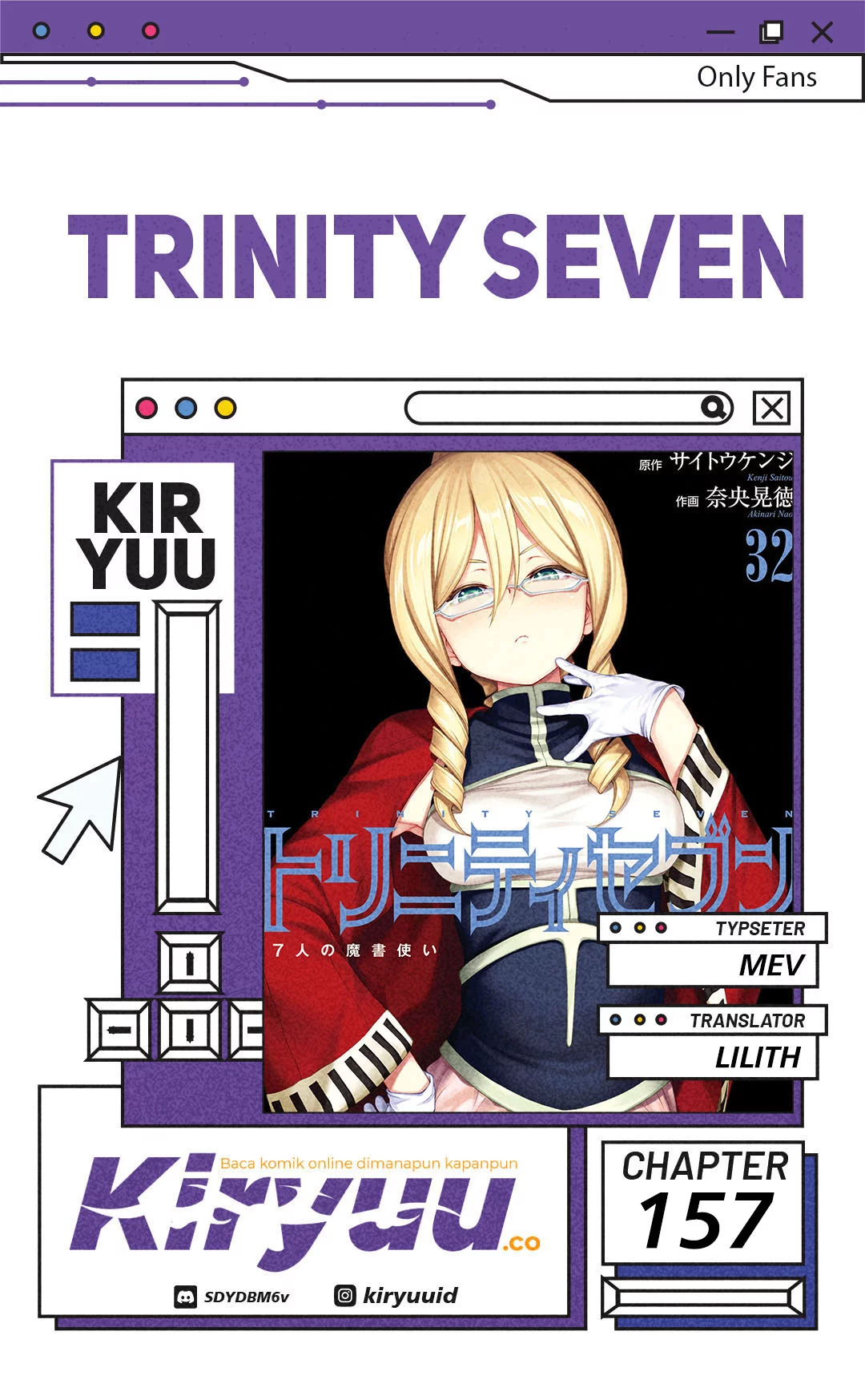 Trinity Seven Bab 157 halaman 1