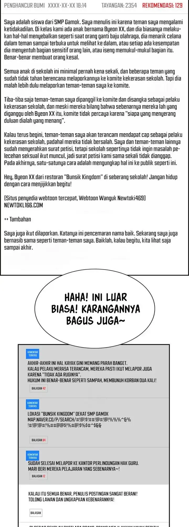 True Education Bab 223 halaman 47