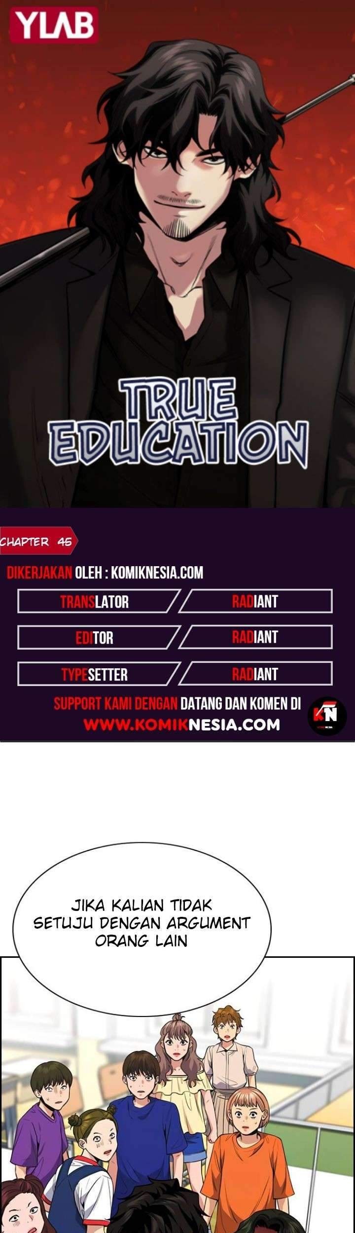 True Education Bab 45 halaman 1