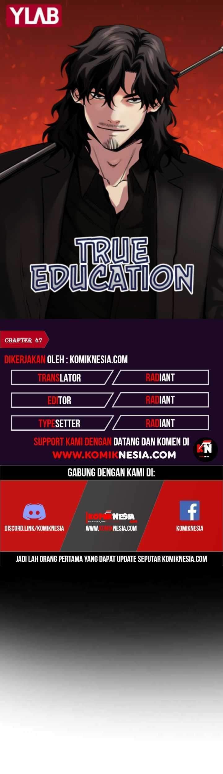 True Education Bab 47 halaman 1