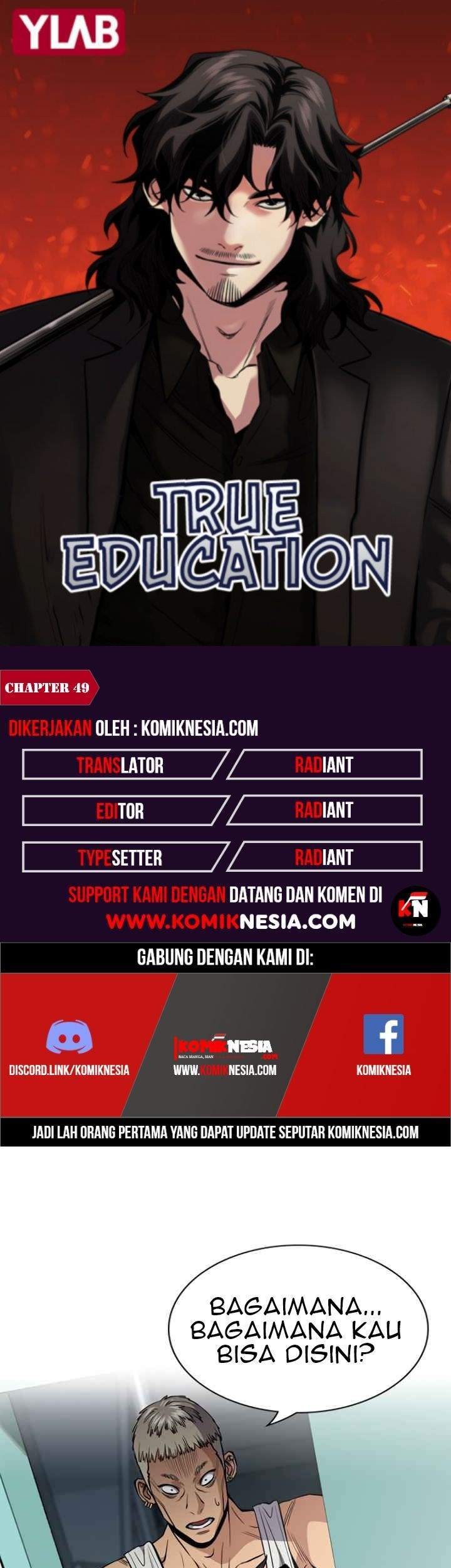 True Education Bab 49 halaman 1