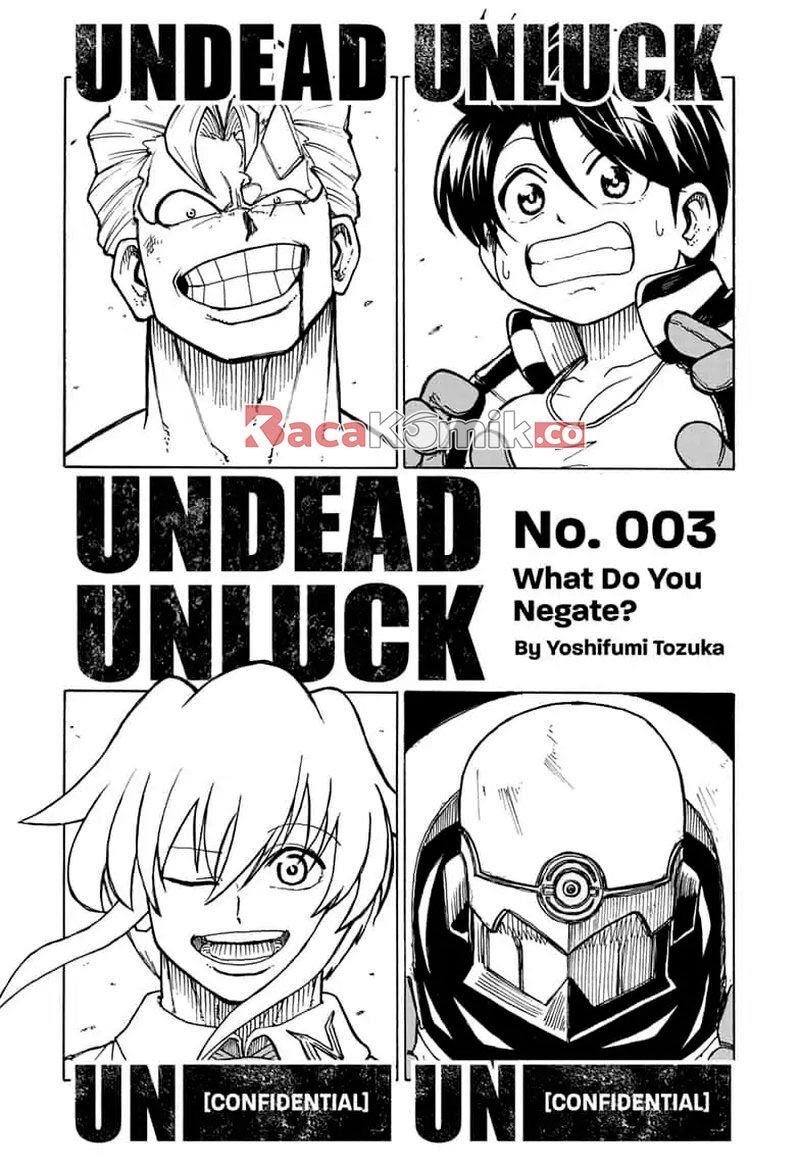 Undead Unluck Bab 03 halaman 1