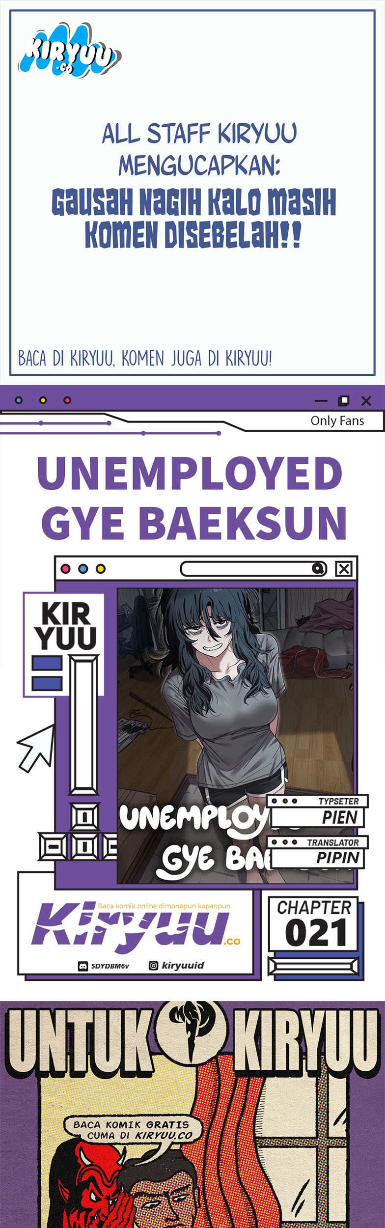 Unemployed Gye Baek Soon Bab 21 halaman 1