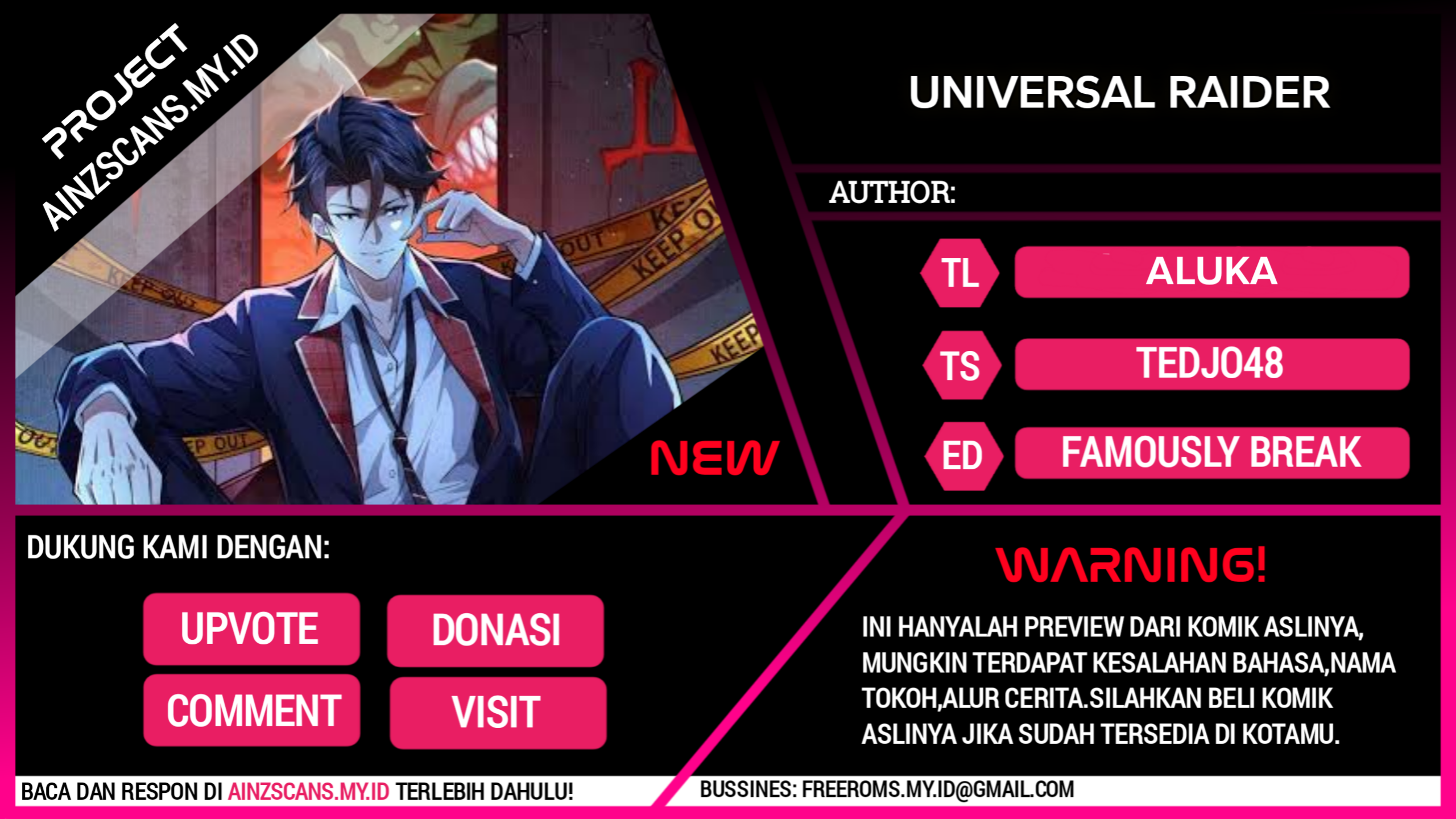 Universal Raider Bab 18 halaman 1