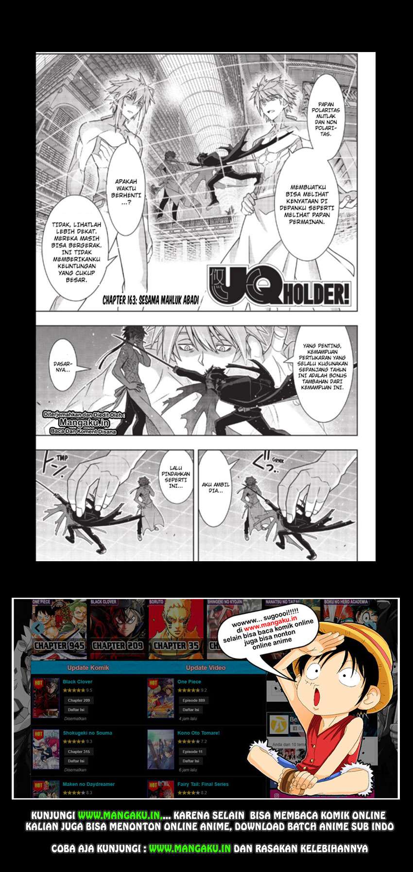 UQ Holder! Bab 163 halaman 2