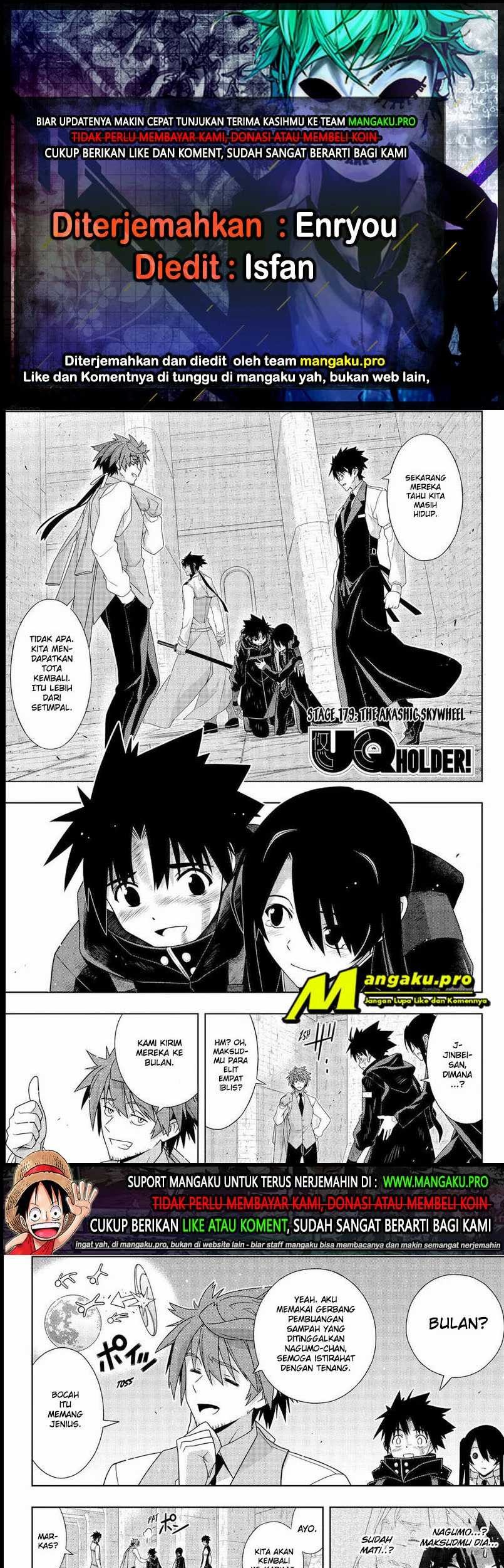 UQ Holder! Bab 179.1 halaman 1