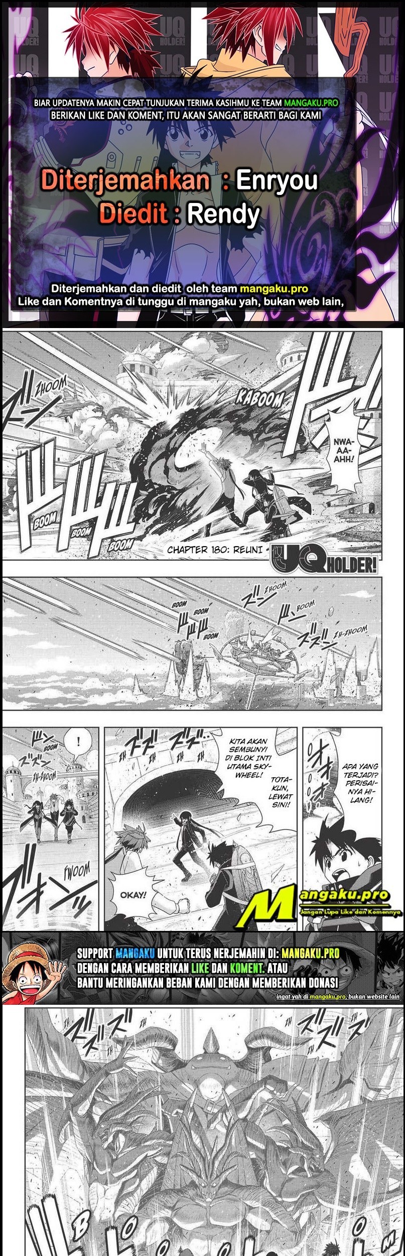 UQ Holder! Bab 180.1 halaman 1
