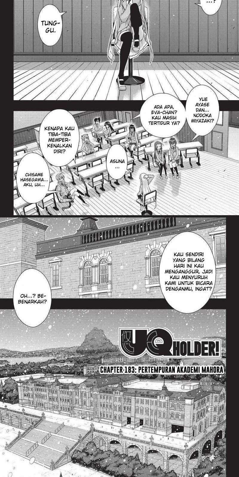 UQ Holder! Bab 183.1 halaman 2